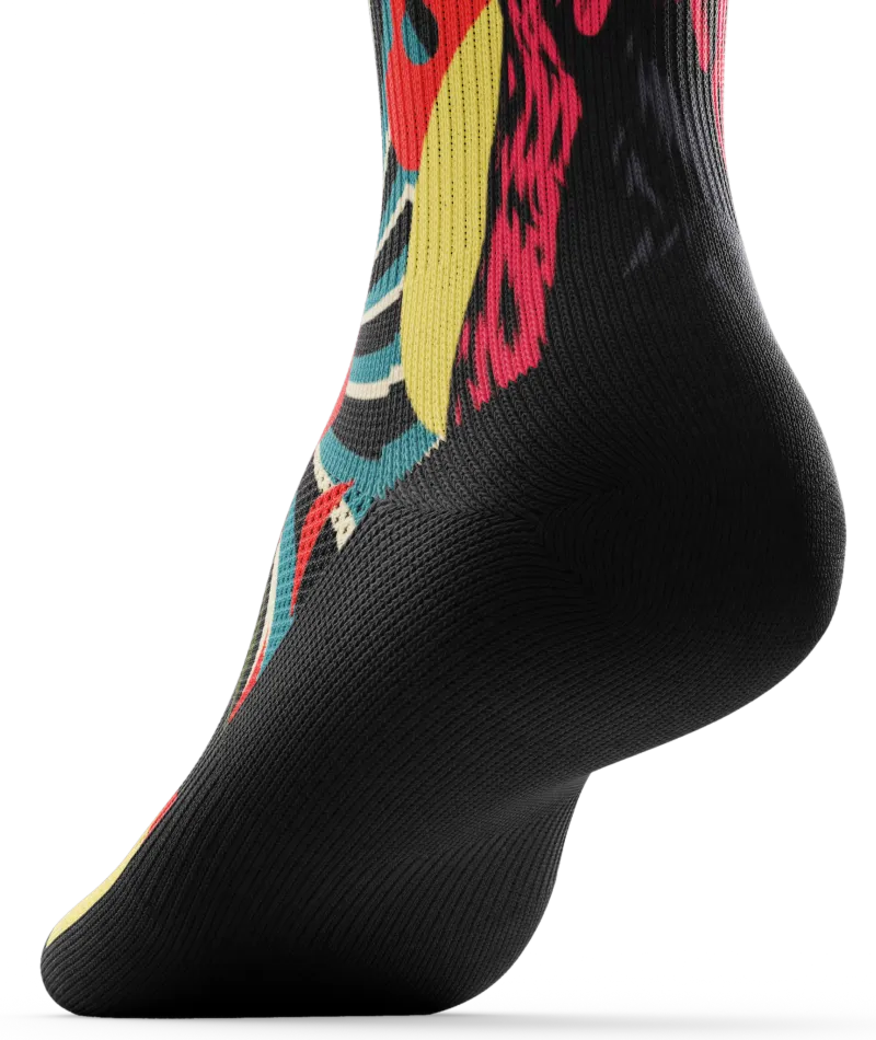 Lava Chicken Athletic Crew Socks