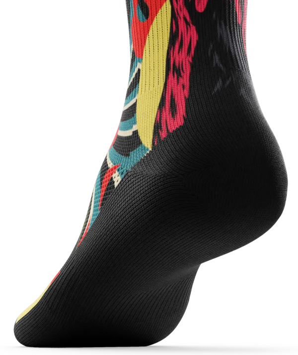Lava Chicken Athletic Crew Socks