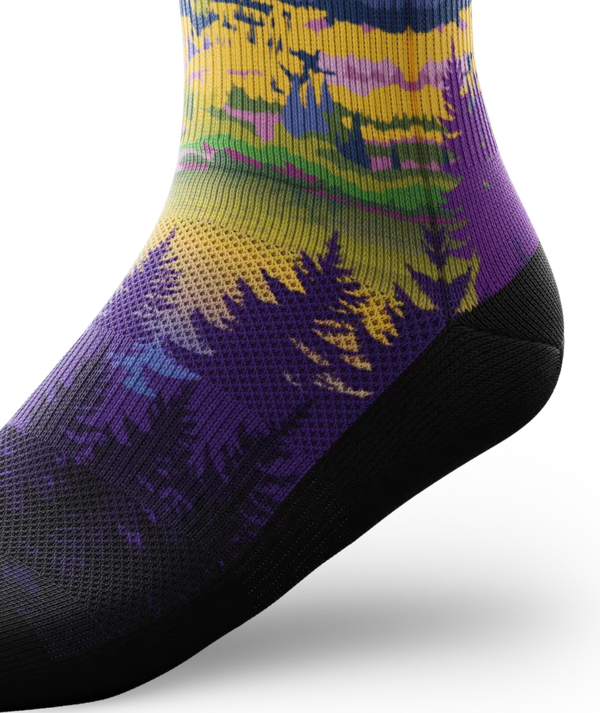 Lavender Heights Athletic Crew Socks
