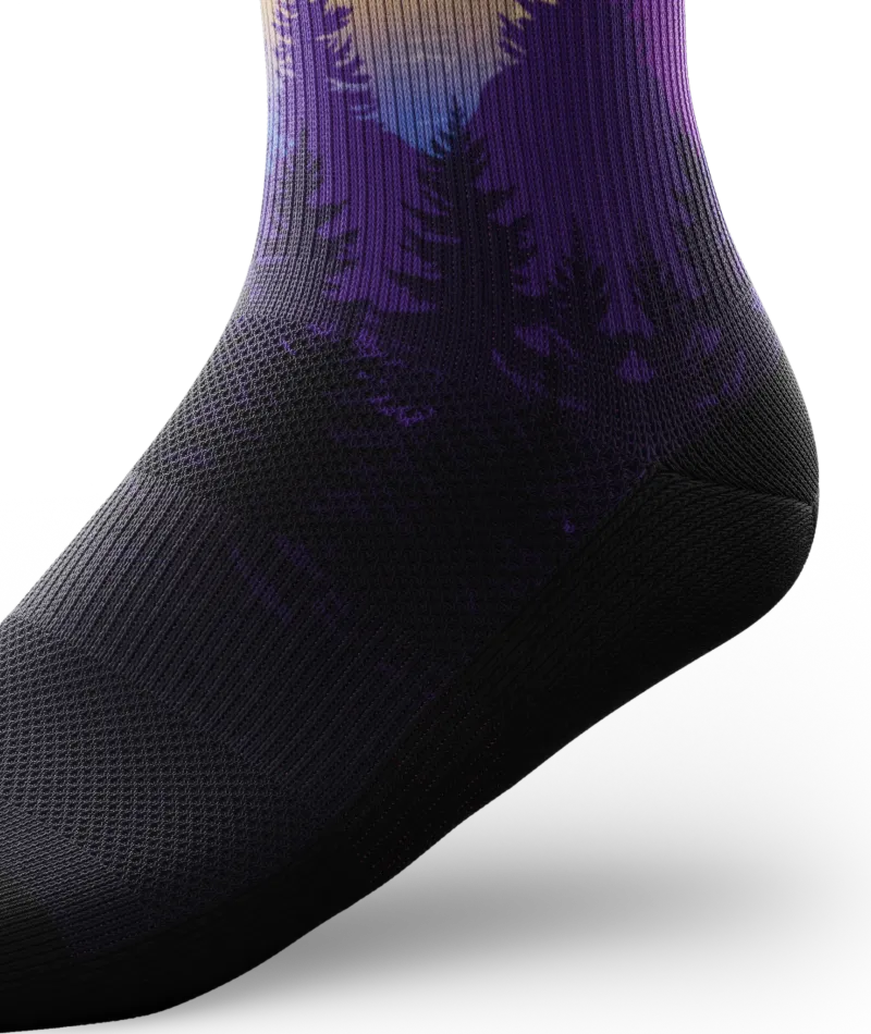 Lavender Heights Knee High Compression Socks