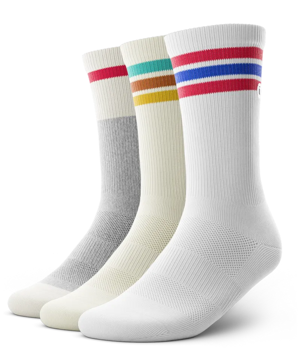 Long Weekend Athletic Crew Socks 3-Pack