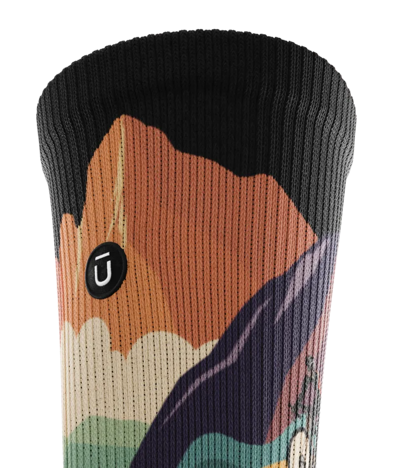 Meandering Athletic Crew Socks