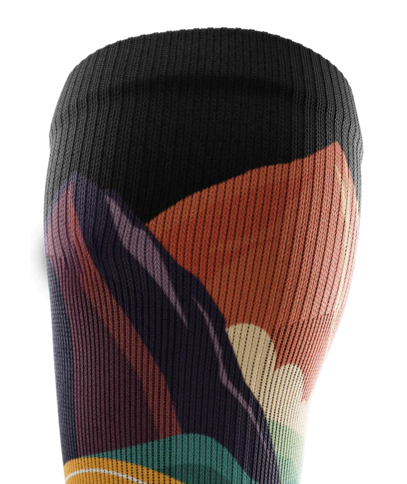 Meandering Athletic Knee High Compression Socks