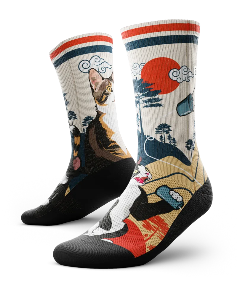 Meow Crew Athletic Socks