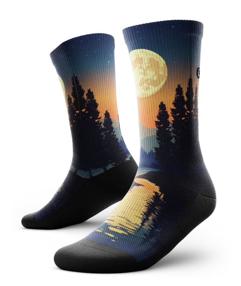 Moonlight Drift Athletic Crew Socks