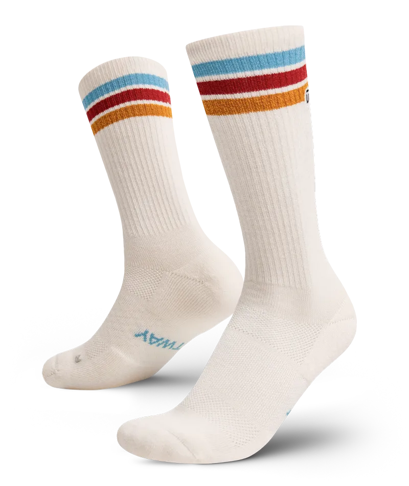 Moonstone Merino Wool Midweight Crew Socks