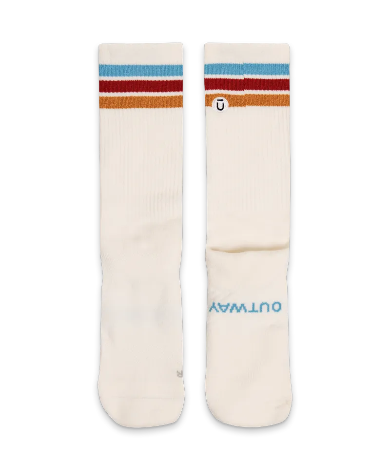 Moonstone Merino Wool Midweight Crew Socks