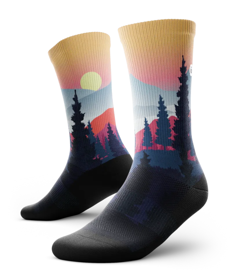 Morning Light Athletic Crew Socks