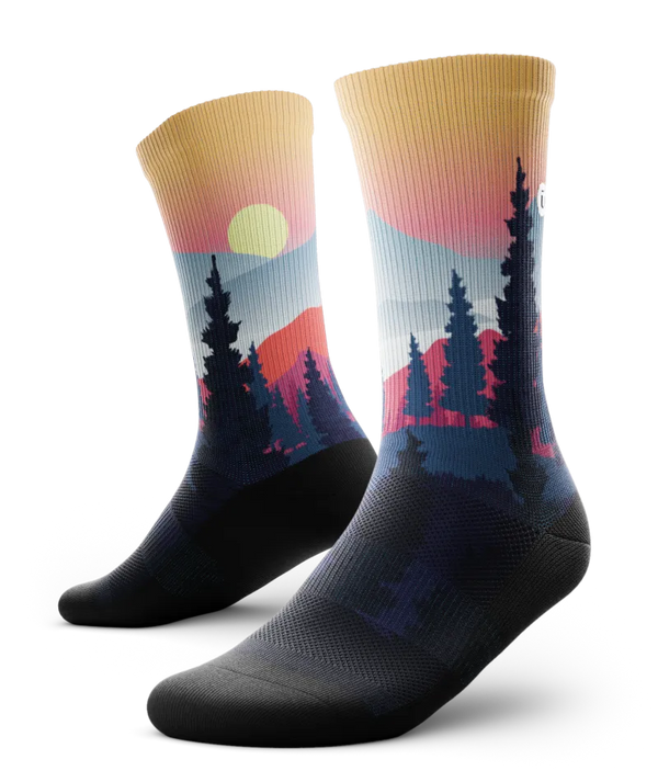 Morning Light Athletic Crew Socks