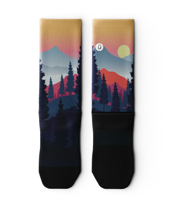 Morning Light Athletic Crew Socks