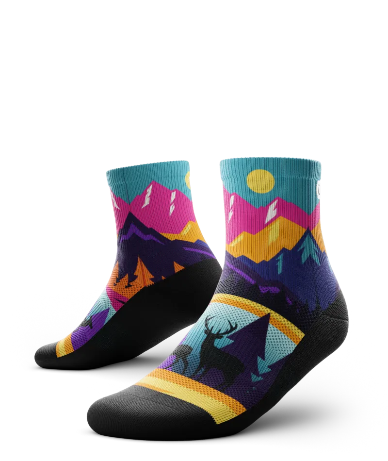 Mystic Meadow Athletic Quarter Socks