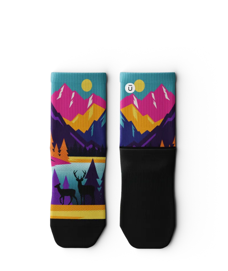 Mystic Meadow Athletic Quarter Socks