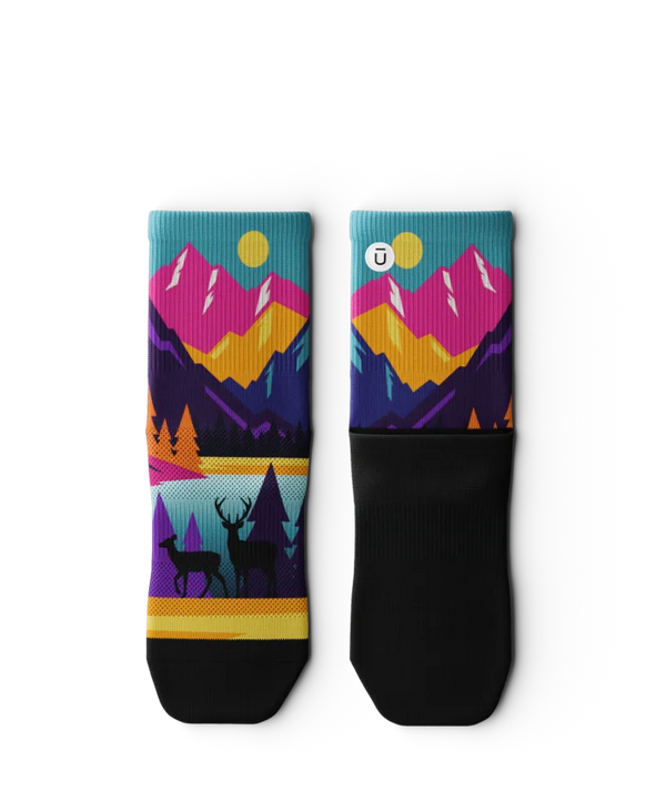 Mystic Meadow Athletic Quarter Socks