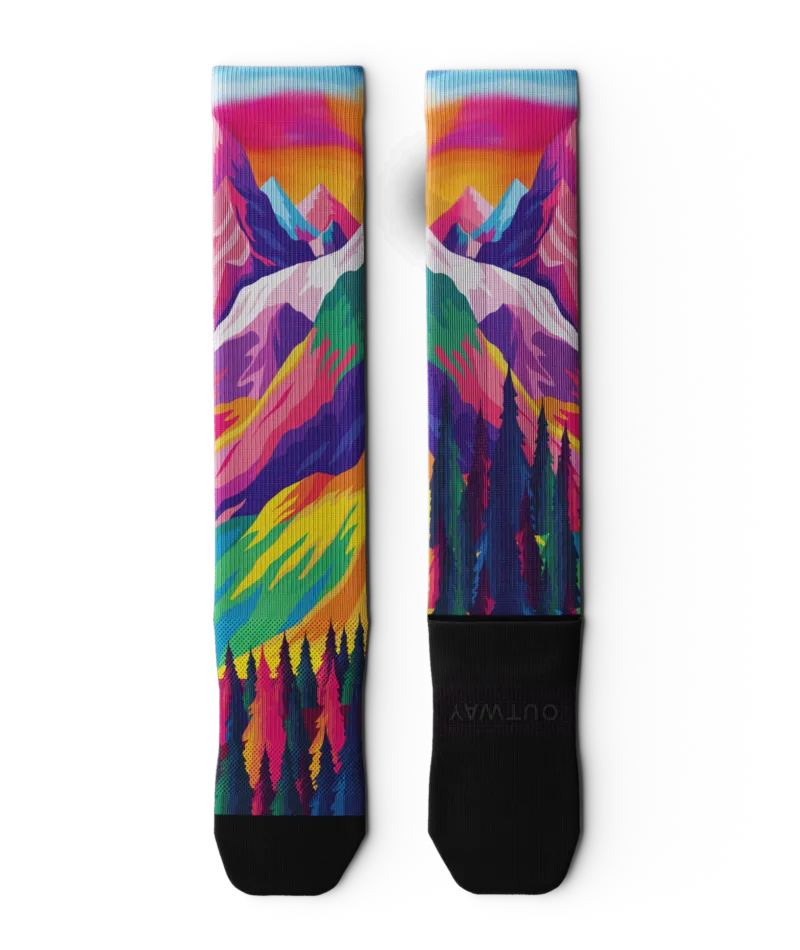 Nature Trip Athletic Knee High Compression Socks