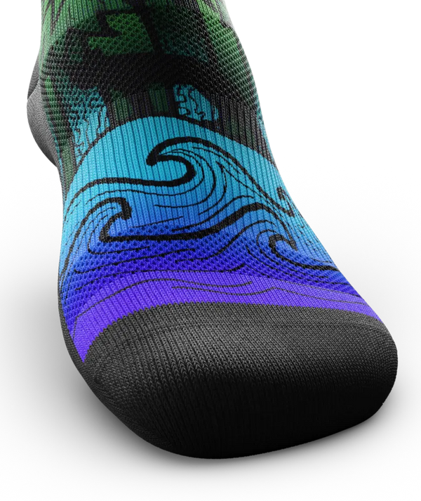Night Time Bliss Athletic Crew Socks