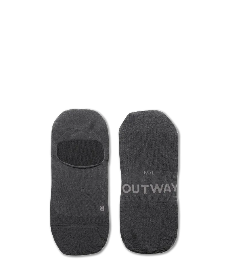 Flagship Grey No Show Socks
