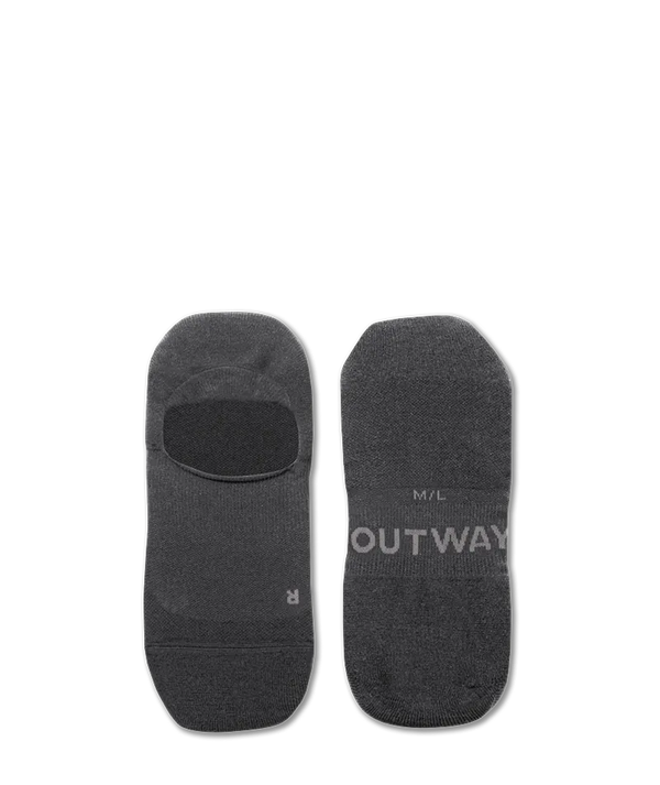 Flagship Grey No Show Socks