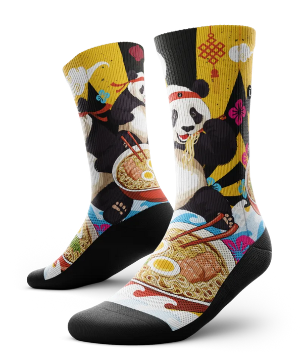 Noodle Ninja Athletic Crew Socks