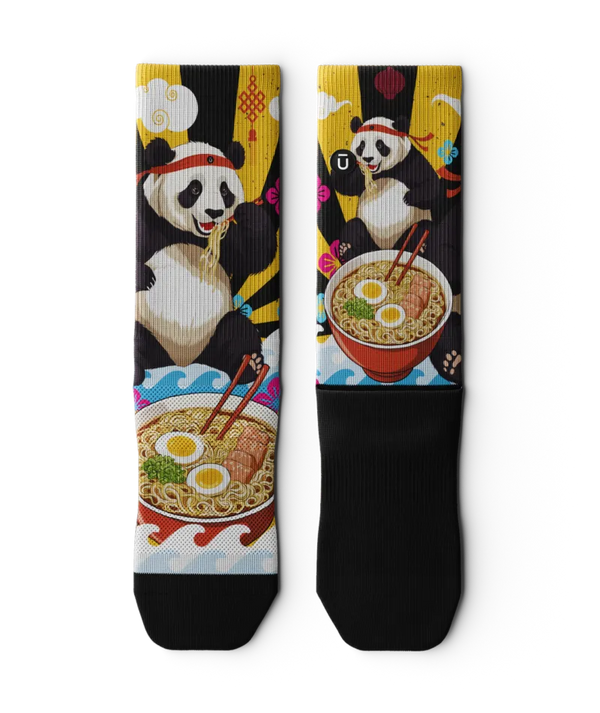 Noodle Ninja Athletic Crew Socks
