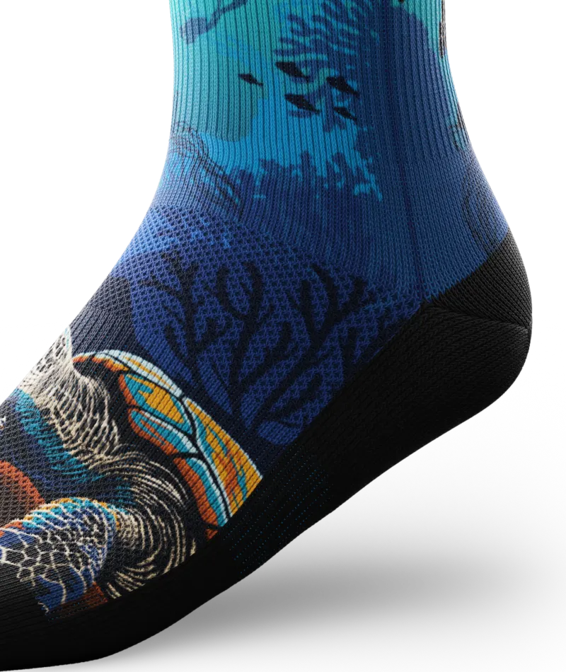 Oceanic Sanctuary Athletic Crew Socks