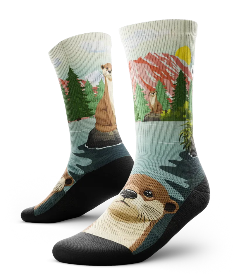 Otter Athletic Crew Socks