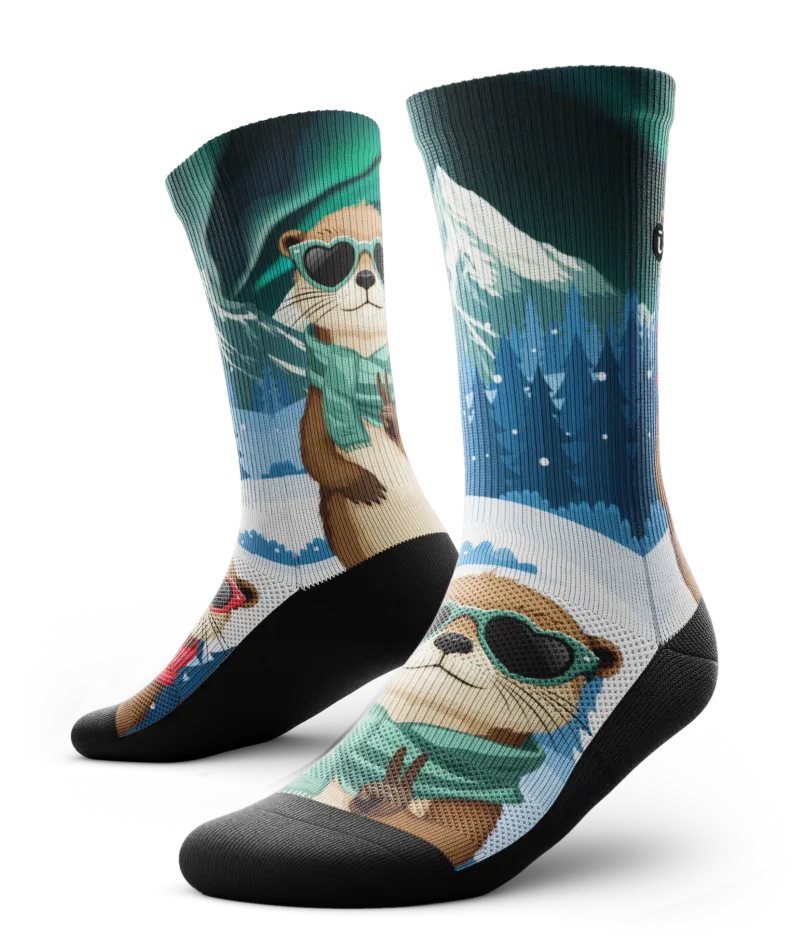 Otterly in Love Athletic Crew Socks