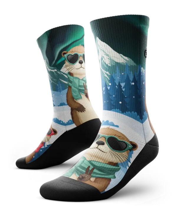 Otterly in Love Athletic Crew Socks