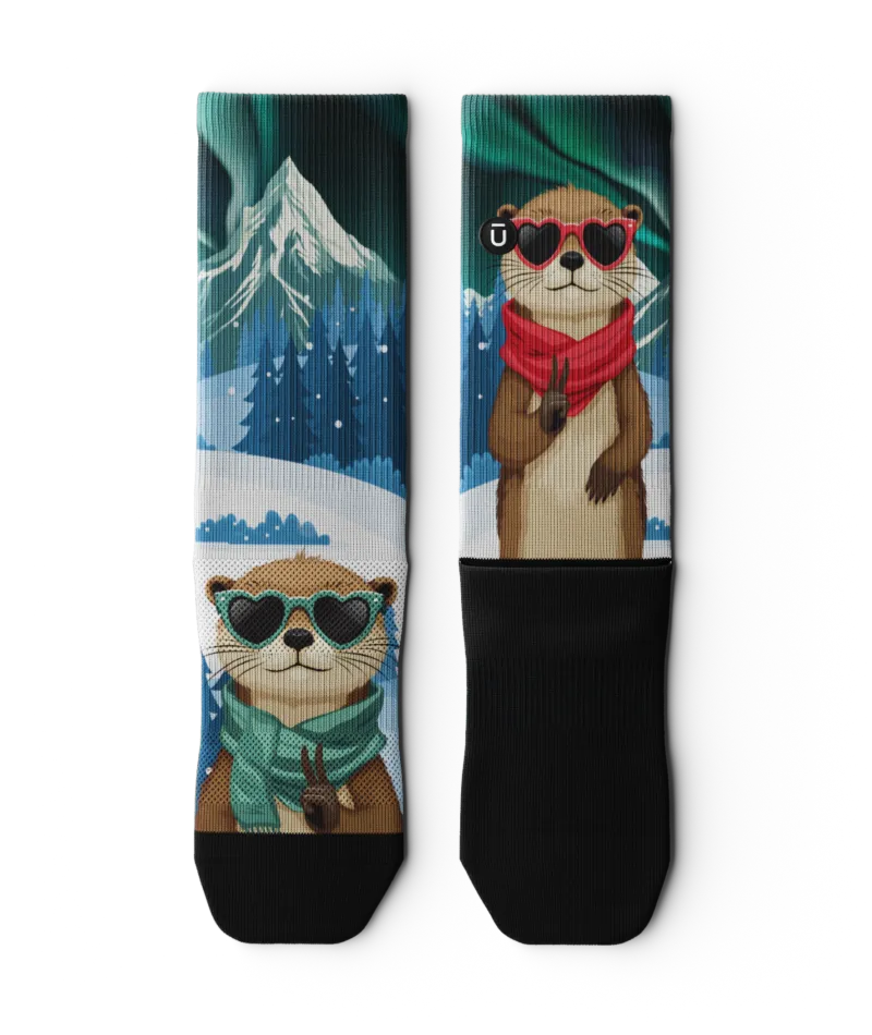 Otterly in Love Athletic Crew Socks