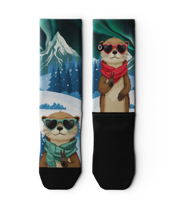 Otterly in Love Athletic Crew Socks
