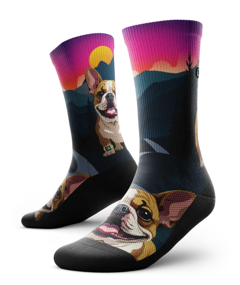 Paws Malone Athletic Crew Socks