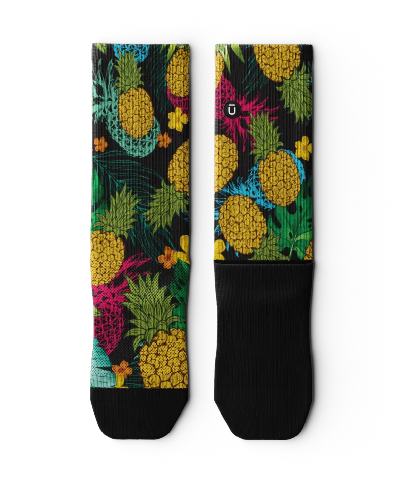 Pineapple Punch Athletic Crew Socks