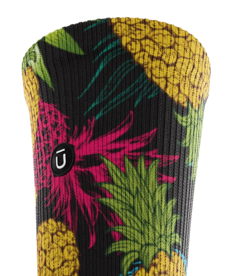 Pineapple Punch Athletic Crew Socks