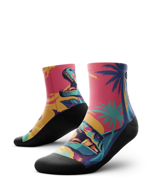 Prehistoric Athletic Quarter Socks