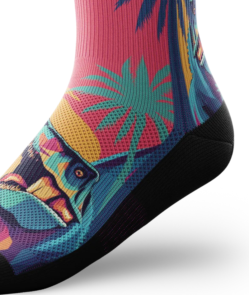Prehistoric Athletic Quarter Socks
