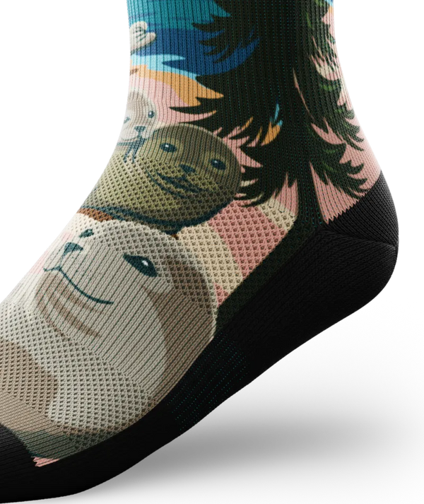Prince Edward Athletic Crew Socks