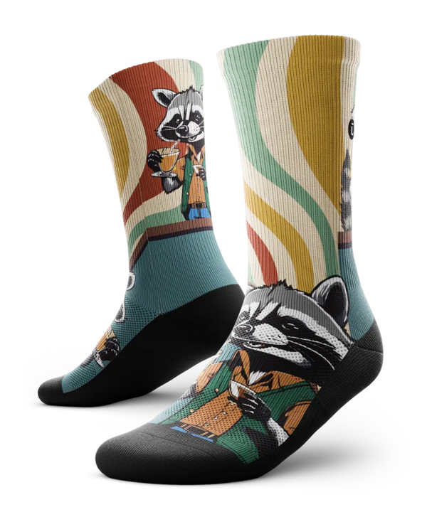 Racuccino Athletic Crew Socks