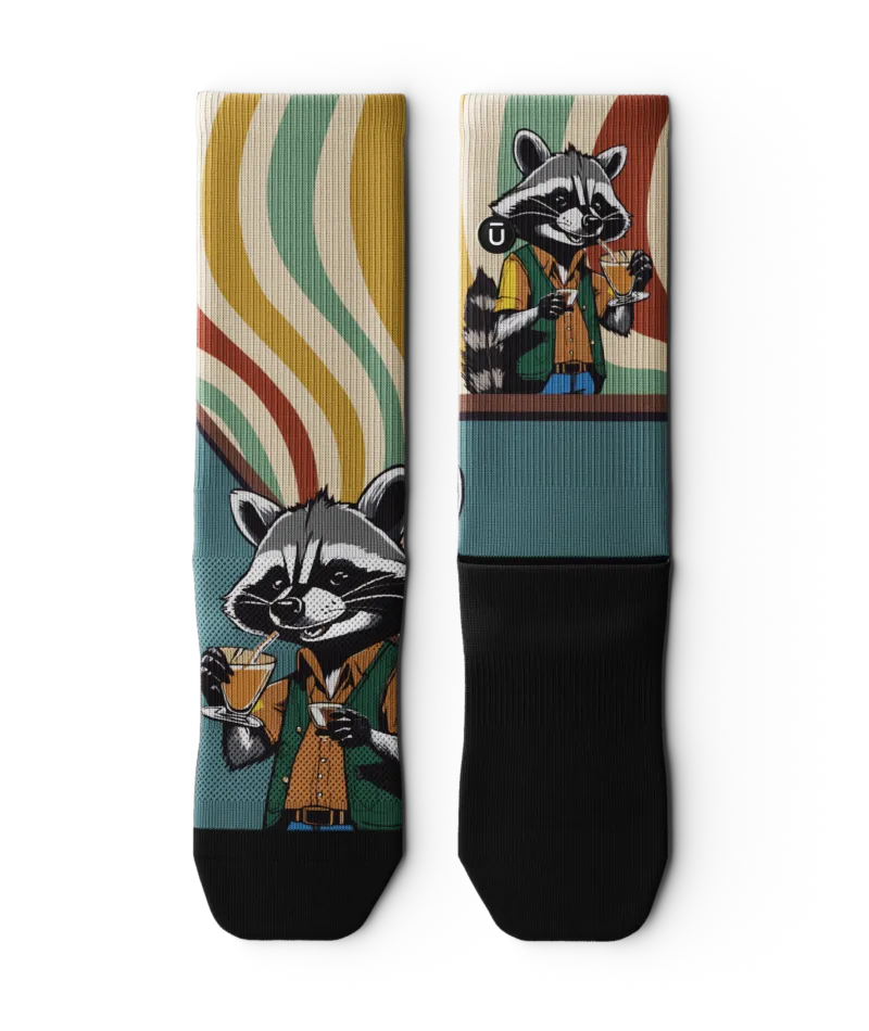Racuccino Athletic Crew Socks