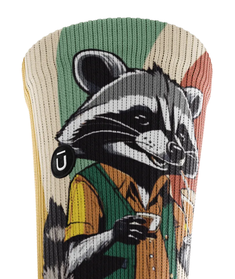 Racuccino Athletic Crew Socks