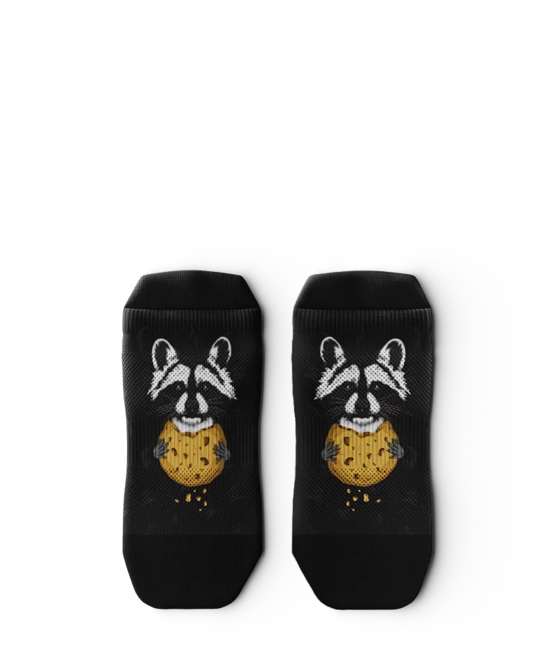 Rad Raccoon Athletic Ankle Socks