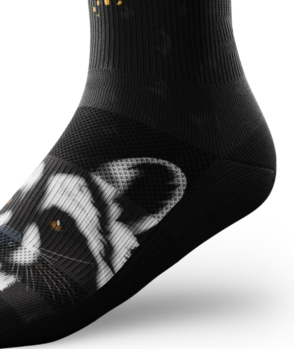Rad Raccoon Athletic Crew Socks