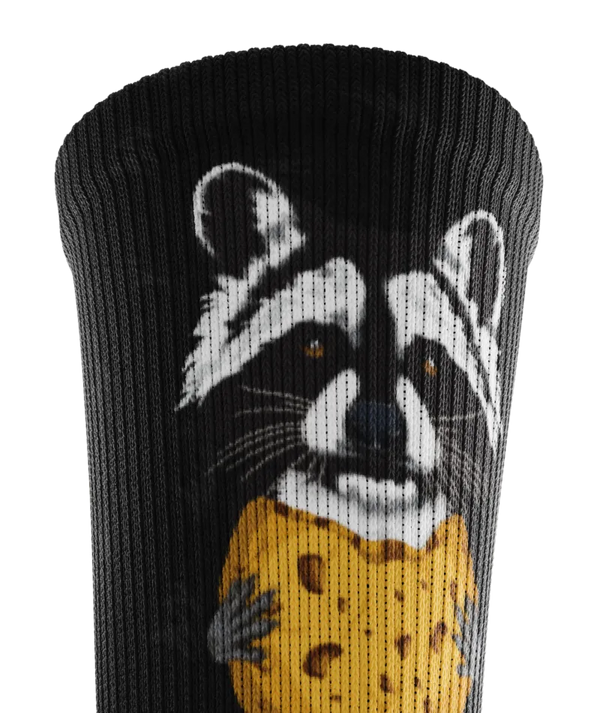 Rad Raccoon Athletic Crew Socks