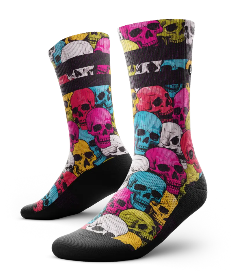 Raging Skull Athletic Crew Socks