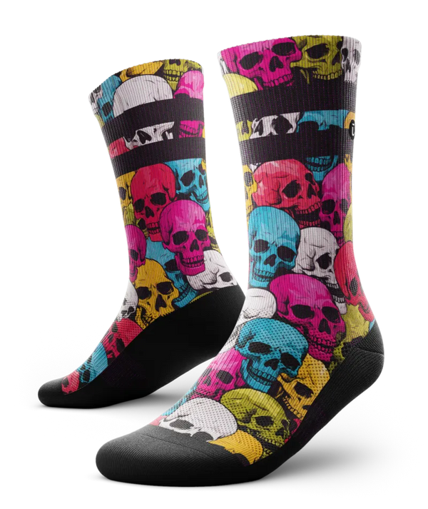Raging Skull Athletic Crew Socks