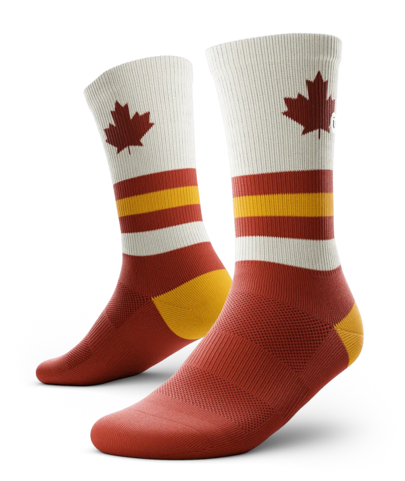 Retro Canada Athletic Crew Socks