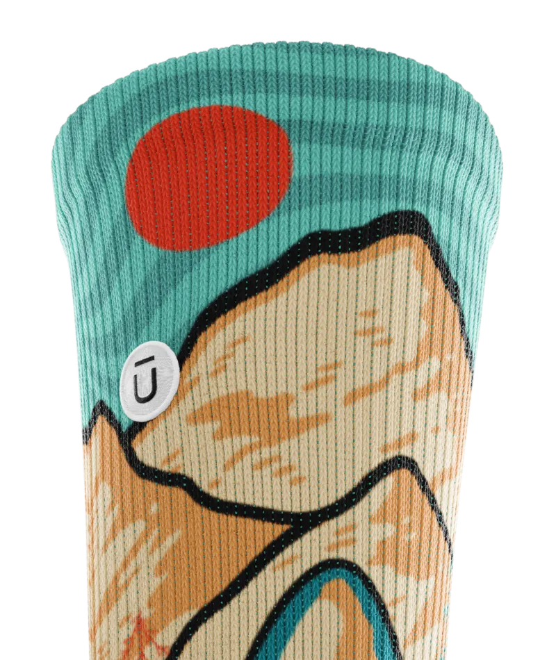 Retro Jaws Athletic Crew Socks