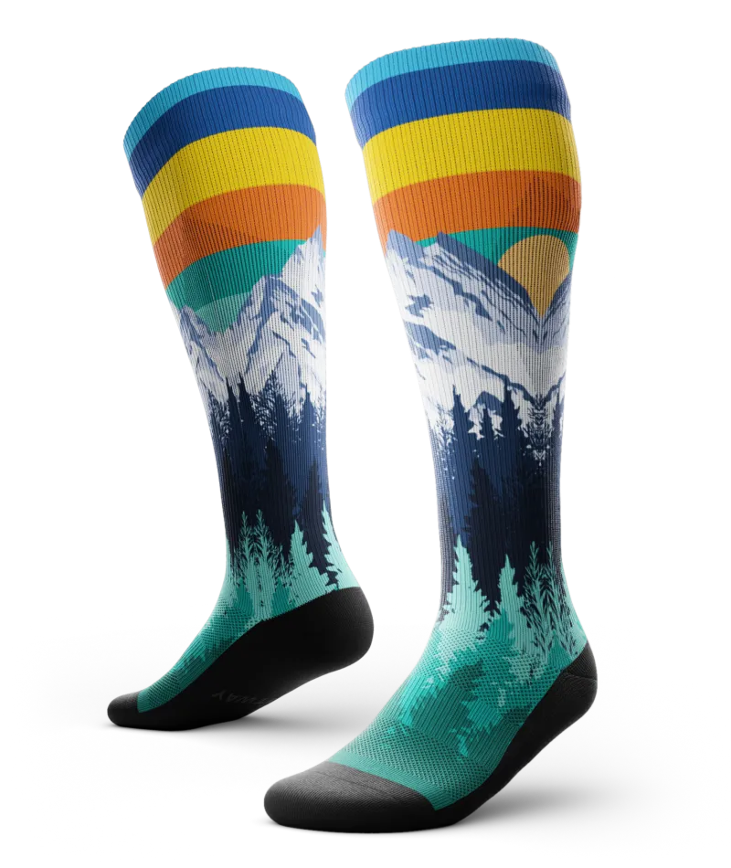 Ridge Rover Athletic Knee High Compression Socks