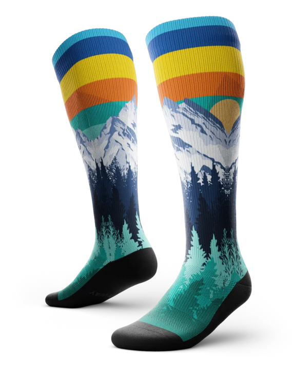 Ridge Rover Athletic Knee High Compression Socks