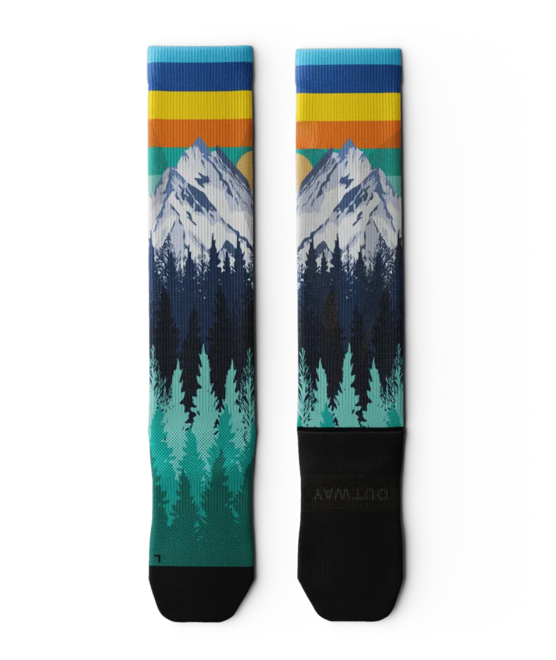 Ridge Rover Athletic Knee High Compression Socks