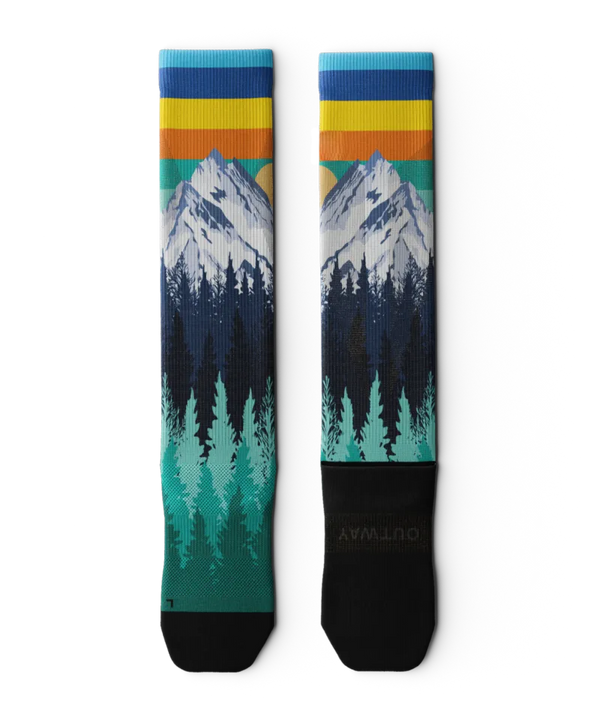 Ridge Rover Athletic Knee High Compression Socks
