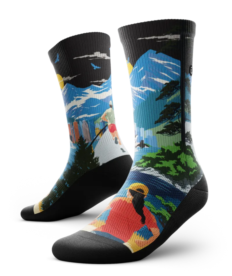 Run Wild Athletic Crew Socks
